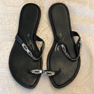 Paz sandals with crystals